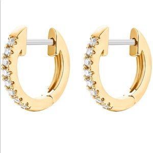 14k Gold Plated Huggie Hoops 💛